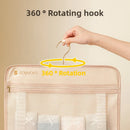 Axyaa Hanging Closet Organizer - Multi-Pocket Underwear & Socks Storage