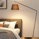 Axyaa Nordic Black Fishing Floor Lamp Modern LED Standing Light