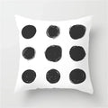 Axyaa Geometric Heart Stripe Dot Pillow Case for Home Decor