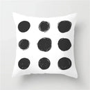 Axyaa Geometric Heart Stripe Dot Pillow Case for Home Decor