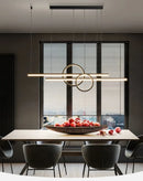 Axyaa Modern Minimalist Chandelier LED Bar Lamp Luxury Nordic Design