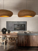 Axyaa Wabi Sabi LED Chandelier: Modern Handmade Japan Style Suspension Light