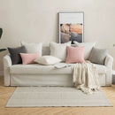 Axyaa Corduroy Pillowcases 45x45 Soft Decorative Cushion Covers for Home Decor