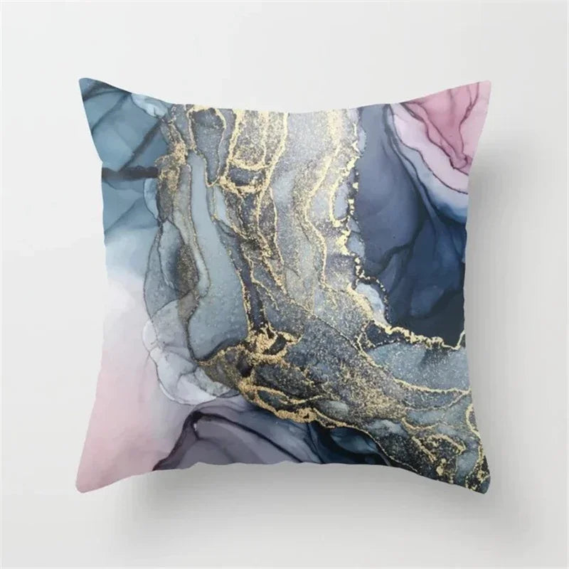 Axyaa Glitter Geometric Pineapple Pillow Covers - 45X45cm