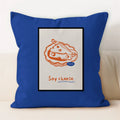 Axyaa Line Art Coffee Cushion Cover for Home & Car Decor