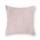 Axyaa Pink Gold Geometry Polyester Pillow Case 45*45cm Square
