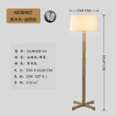 Axyaa Wabi-sabi Solid Wood Floor Lamp LED E27 Zen Art Decor Corner Stand Lighting