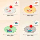 Axyaa Round Cup Lid: Cute Cartoon Tumbler Mug Cover