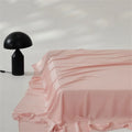Axyaa 100% Mulberry Silk Flat Bed Sheet - Solid Color Options