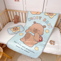 Axyaa Kids Hamburger Astronaut Latex Mat Set, Cartoon Design, 60x120cm