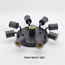 Axyaa Minimalist 3-8 Heads Ceramic Holder Ceiling Lights in Gold/Chrome/White/Black