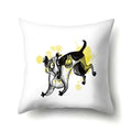 Axyaa Cartoon Animals Plush Cushion Cover 45x45cm Cute Cats and Dogs Pillowcase