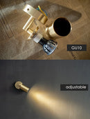 Axyaa Copper Retro LED Wall Lamp for Home Decor.