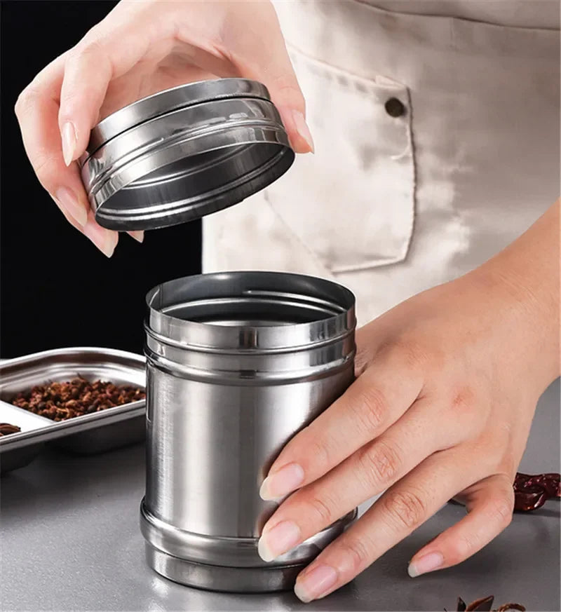 Axya Barbecue Spice Rack with Cumin Jar and Pepper Sprayer for Seasoning Storage.