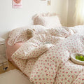 Axyaa Double Bed Duvet Cover 150x200, Breathable and Comfortable Quilt Cover