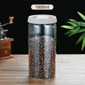 Axyaa Glass Coffee Beans Storage Jar - Vacuum Sealed Moisture-proof Container