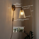 Axyaa Modern Glass LED Wall Lights for Home Decor
