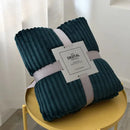 Axyaa Coral Fleece Winter Blanket - Soft & Warm Sofa Bedspread Plaid