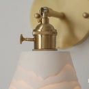 Axyaa Rotating LED Wall Sconce with Pull Chain Switch- Nordic Modern Style