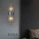 Axyaa Gold LED Wall Lamp: Luxury Indoor Lighting Sconce for Home Decor & Designer Spaces