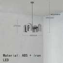 Axyaa LED U-shaped Pendant Chandelier: Modern Nordic Ceiling Hanging Lamp