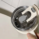 Axyaa Light Luxury Handle Cup: Insulated Straw Cup for Office, Travel, and Car