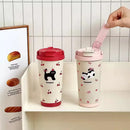 Axyaa 500ml Stainless Steel Insulated Tumbler with Straw