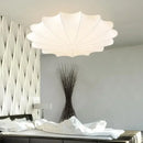 Axyaa Silk Light Japanese Ceiling Lamp: Zen Retro Style for Living Room, Study, Art