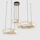 Axyaa Crystal Flower Chandelier - Minimalist Style for Living Room, Bedroom, and Hall