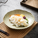 Axyaa Stone Patterned Ceramic Serving Plates for Molecular Cuisine and Desserts