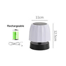 Axyaa Adjustable Height Rechargeable Table Lamp, Portable Wireless Touch Night Light.