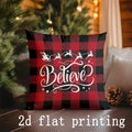 Axyaa Festive Holiday Pillow Covers for Sofa Bedroom Car