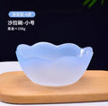 Axyaa Glass Dessert Soup Rice Fruit Salad Bowl - Creative Living Room Plate