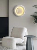 Axyaa Modern Moon Ceiling Lamp Cream Style for Bedroom Living Room Cute Ceiling Light