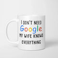 White Ceramic Mug - Axyaa Funny Gift Cup for Friends, Spouse; Humorous Quote Mug