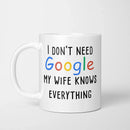 White Ceramic Mug - Axyaa Funny Gift Cup for Friends, Spouse; Humorous Quote Mug