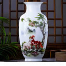 Axyaa Chinese Ceramic Vase Ornaments for Office, Home, Store Decor & Furnishing