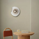 Axyaa Modern Glass Wall Lamp for Study, Bedroom, Living Room - Minimalist Circular Design
