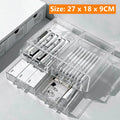 Axyaa Desk Organizer: Pen Pencil Holder with Drawer, Multi-functional Stationery Storage Box