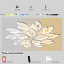 Axyaa Creative Leaves LED Ceiling Lamp for Modern Living Room Decor