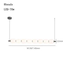 Axyaa Nordic Minimalist LED Pendant Lamp for Warm, Modern Office and Restaurant Ambiance