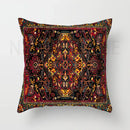 Axyaa Red Moroccan Short Plush Ethnic Style Cushion Cover for Home Decoration