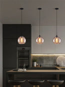 Axya Glass Pendant Light Modern Retro Living Room Bedroom Lighting Loft Lustre LED Lights