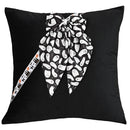 Axyaa Day of The Dead Lace Pillow Cover - Halloween Decor Pillowcase