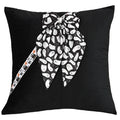 Axyaa Halloween Lace Pillow Cover Cojines Pumpkin Bat Home Sofa Decoration