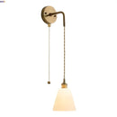Axyaa Nordic LED Wall Lamp Pull Chain Switch Indoor Stair Light Sconce
