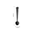 Axyaa Stainless Steel Coffee Scoop with Clip, Multifunctional Mixing Spoon & Sealing Tongs