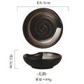 Axyaa Ceramic Seasoning Dish Set - 3 Inch Round