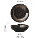 Axyaa Ceramic Seasoning Dish Set - 3 Inch Round