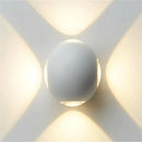Axyaa Dual-Head LED Wall Lamp: Modern Outdoor Waterproof IP65, Aluminum Indoor/Outdoor Up Down Lighting